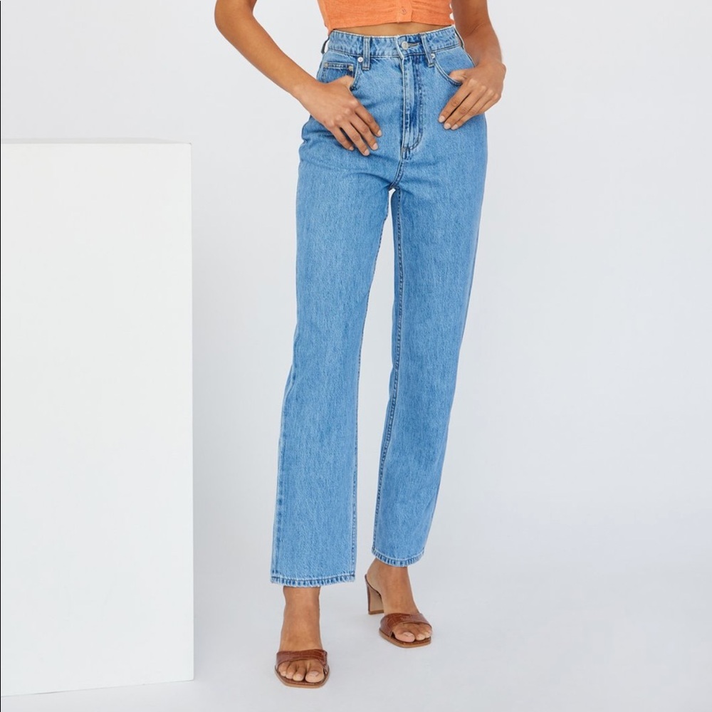 LEE HIGH STRAIGHT JEANS LIGHT BLAZE